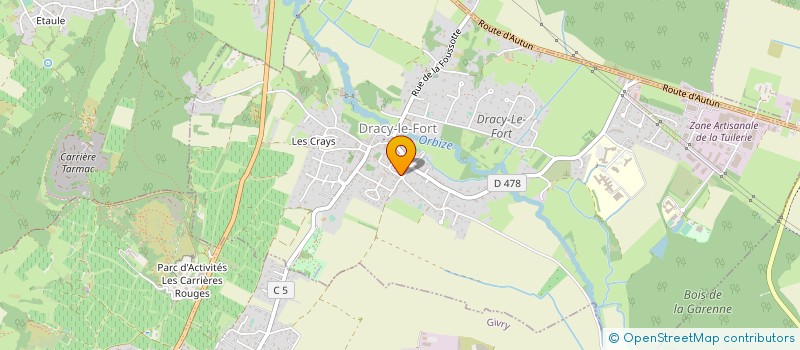 localisation de l'entreprise INTELLYANS à DRACY-LE-FORT