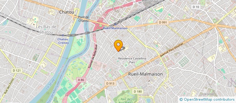 localisation de l'entreprise INTELOG à RUEIL MALMAISON