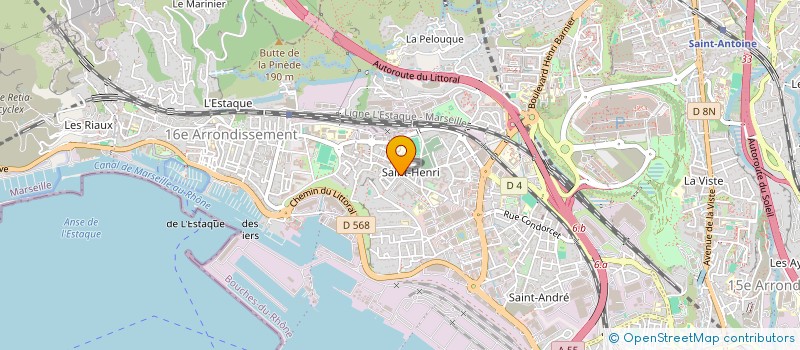 localisation de l'entreprise INTELOG à MARSEILLE