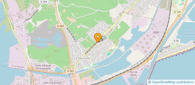 localisation de l'entreprise INTEMPO DIESE à FRONTIGNAN