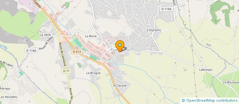 localisation de l'entreprise INTEMPOR'ELLE à PUYGOUZON