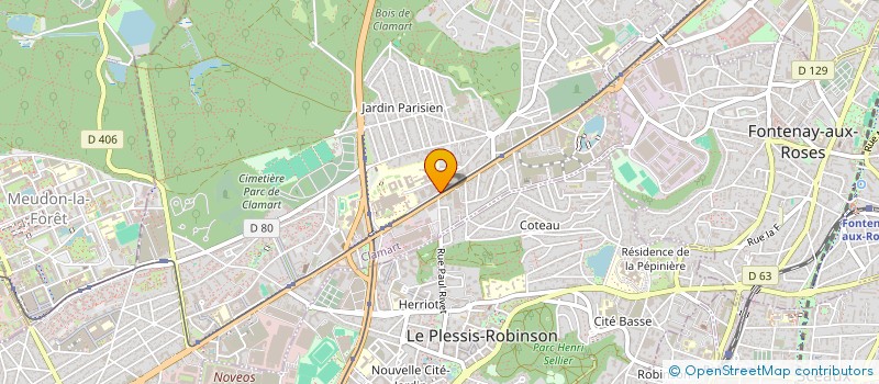localisation de l'entreprise INTEMPOREL à CLAMART