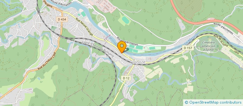 localisation de l'entreprise INTEMPOREL  DINOZE