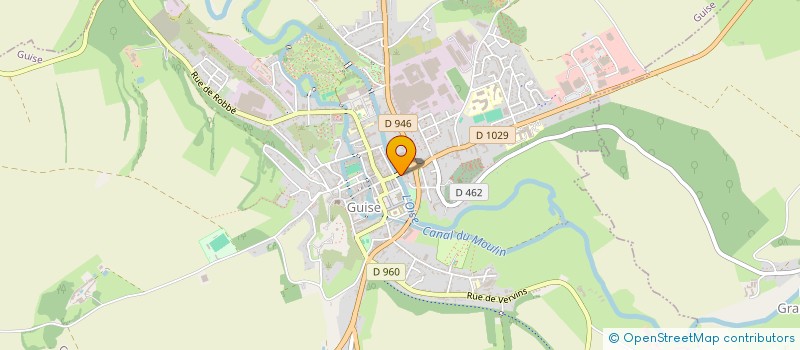 localisation de l'entreprise INTEMPOREL à GUISE