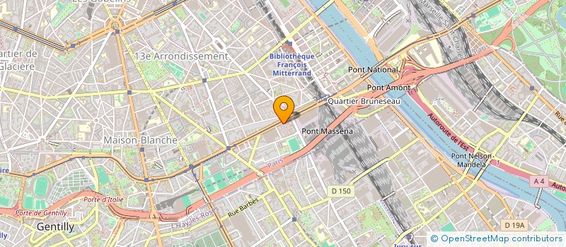 localisation de l'entreprise INTEMPOREL  PARIS