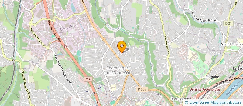 localisation de l'entreprise INTEMPOREL  CHAMPAGNE-AU-MONT-D'OR