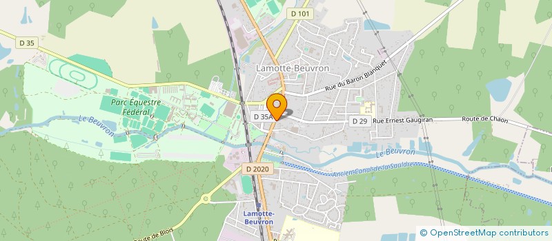 localisation de l'entreprise INTEMPOREL  LAMOTTE-BEUVRON