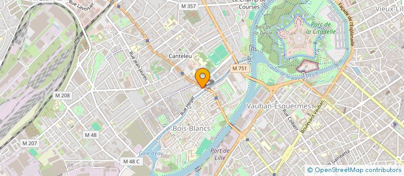 localisation de l'entreprise INTEMPOREL IMMO HDF à LILLE