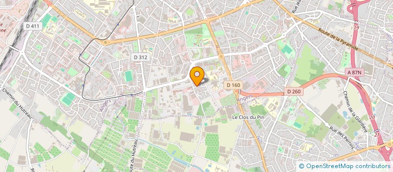localisation de l'entreprise INTEMPORELLE à ANGERS