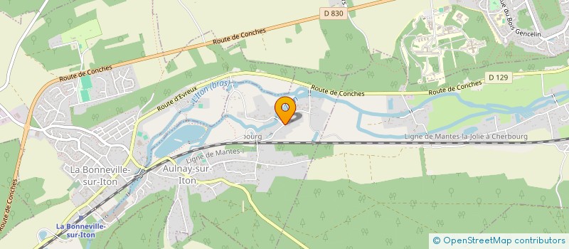 localisation de l'entreprise INTEMPORELLE  AULNAY-SUR-ITON