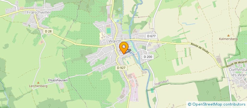 localisation de l'entreprise INTEMPORELLE à WŒRTH