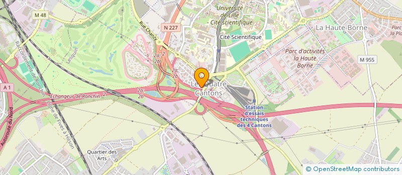 localisation de l'entreprise INTENCI à LEZENNES