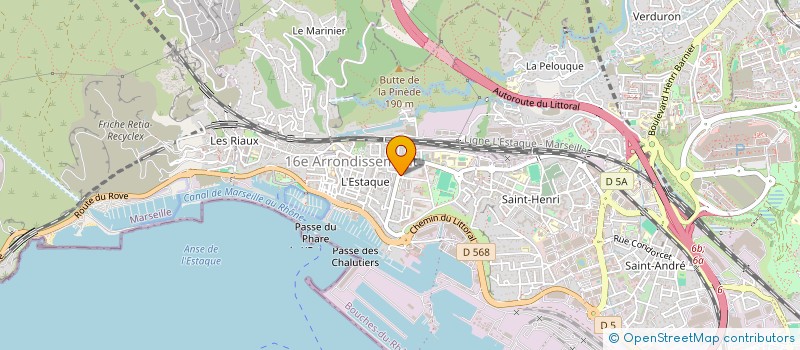 localisation de l'entreprise INTENCIL'S à MARSEILLE