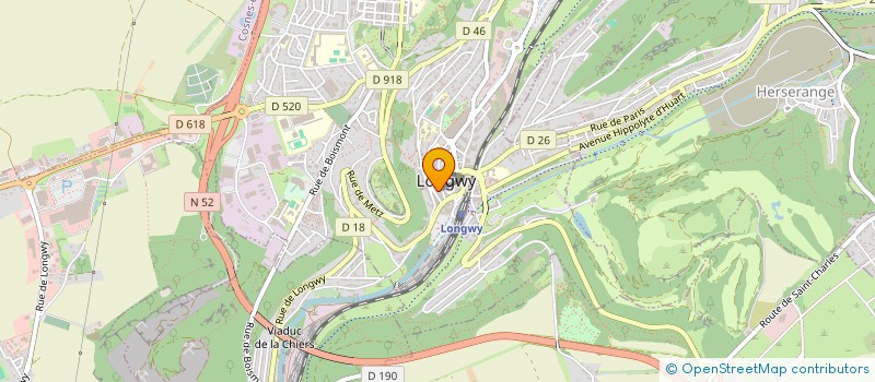 localisation de l'entreprise INTENCITE GRAND LONGWY à LONGWY