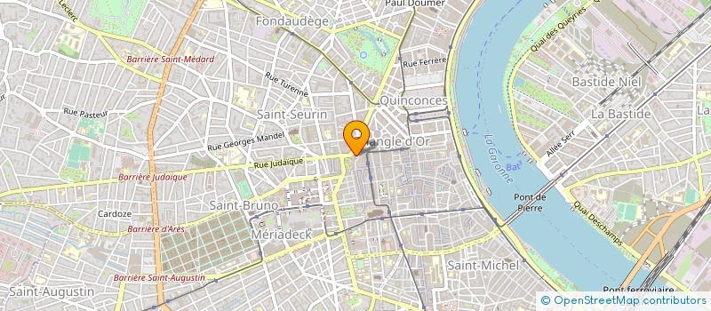 localisation de l'entreprise INTENDANCE DIFFUSION à BORDEAUX