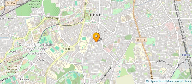 localisation de l'entreprise INTENDANCE PATRIMOINE  TALENCE