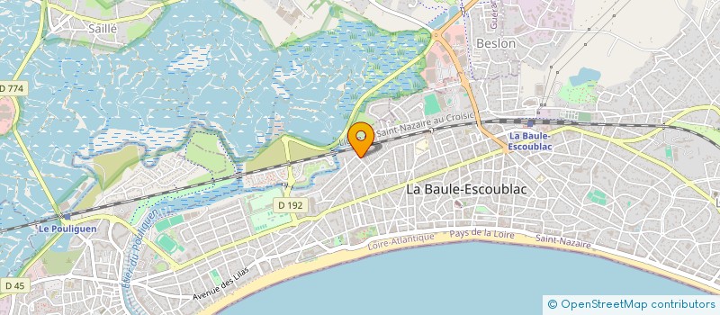localisation de l'entreprise INTENDANCES à LA BAULE-ESCOUBLAC