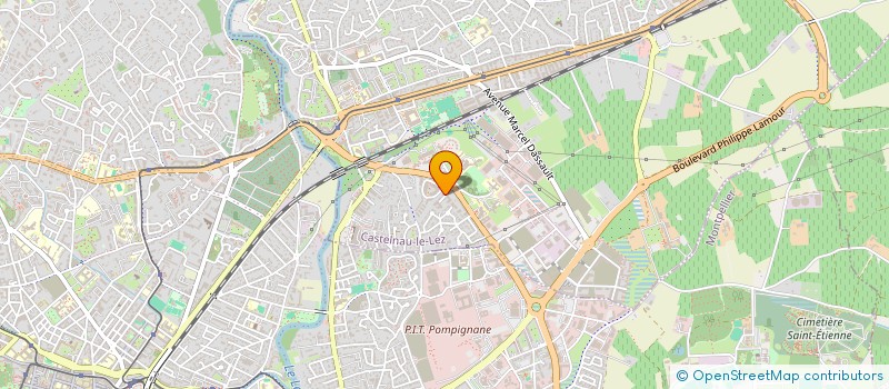 localisation de l'entreprise INTENDANSE à CASTELNAU-LE-LEZ