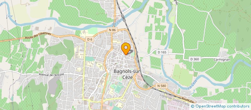 localisation de l'entreprise INTENSE ET PURE à BAGNOLS-SUR-CEZE