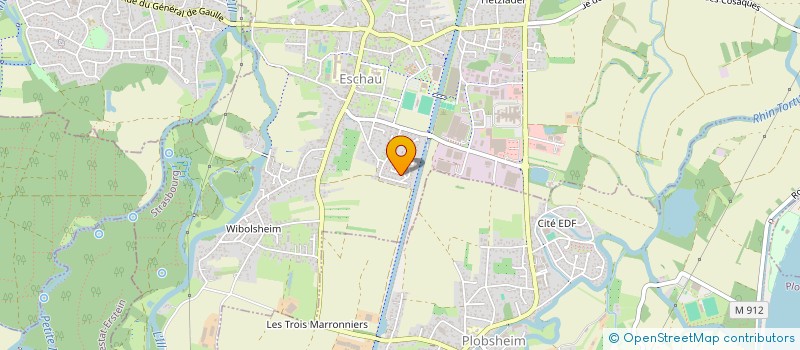 localisation de l'entreprise INTENSELEC  OBERHOFFEN-SUR-MODER