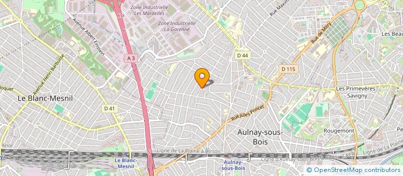 localisation de l'entreprise INTENSES SENSATIONS à AULNAY-SOUS-BOIS