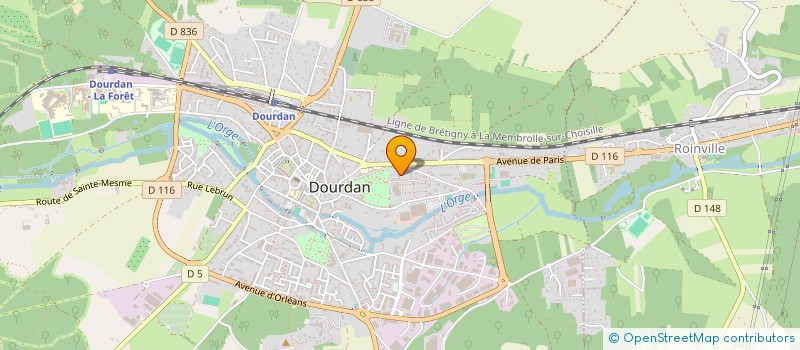 localisation de l'entreprise INTENSIF à DOURDAN