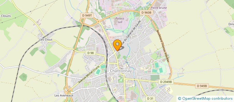 localisation de l'entreprise INTENSITY à CHANTONNAY