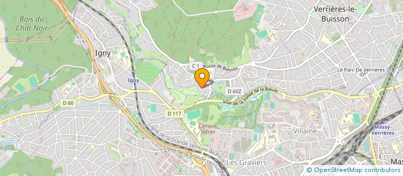 localisation de l'entreprise INTENSIVET à VERRIERES-LE-BUISSON