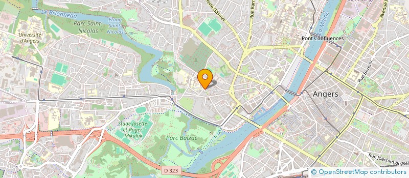 localisation de l'entreprise INTENSO à ANGERS