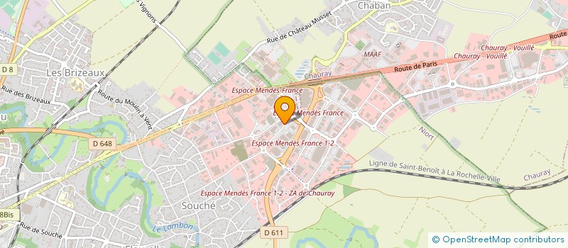 localisation de l'entreprise INTENZ POITOU BY AUTOSPHERE  NIORT