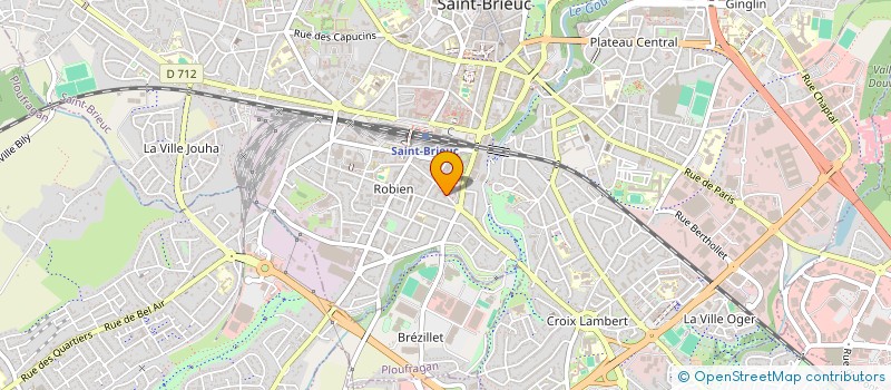localisation de l'entreprise INTER 22 à SAINT-BRIEUC