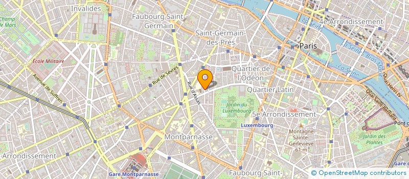 localisation de l'entreprise INTER 6EME à PARIS