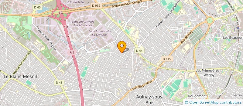 localisation de l'entreprise INTER à AULNAY-SOUS-BOIS