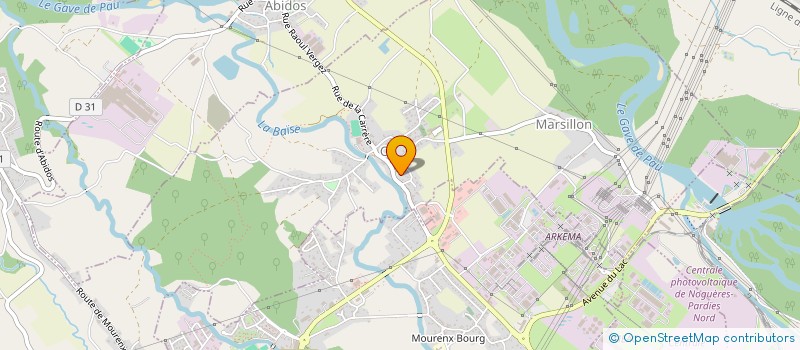 localisation de l'entreprise INTER' ACTION  VIELLESEGURE