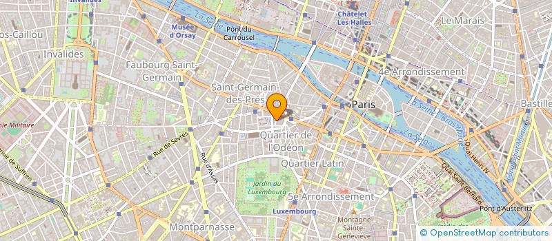 localisation de l'entreprise INTER'ACTION CULTURELLE FRANCE-EUROPE  PARIS