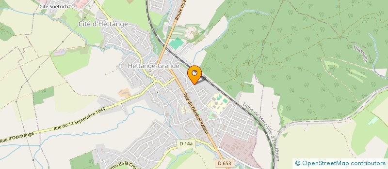 localisation de l'entreprise INTER ACTIONS  HETTANGE-GRANDE