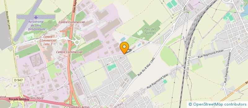 localisation de l'entreprise INTER AFFAIRES à VENDIN-LE-VIEIL
