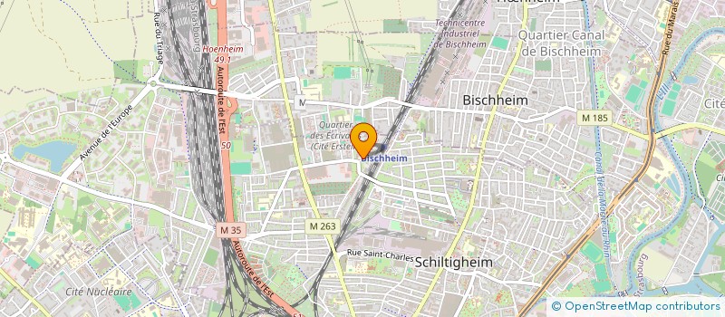 localisation de l'entreprise INTER AGENCEMENT  SCHILTIGHEIM