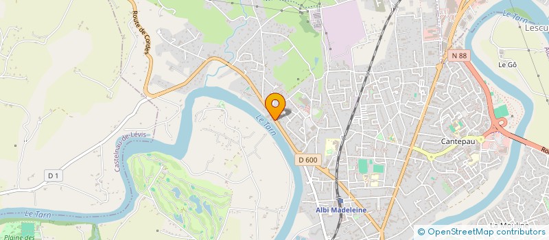 localisation de l'entreprise INTER AGENCEMENTS à ALBI