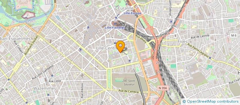 localisation de l'entreprise INTER'AGES à LILLE