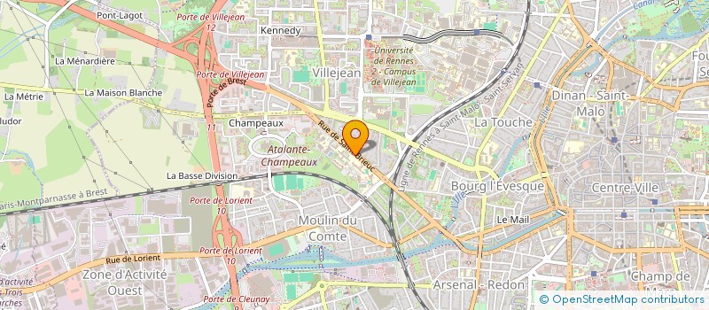 localisation de l'entreprise INTER-AGROS RENNES 2026  RENNES