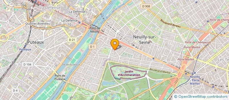 localisation de l'entreprise INTER ALDU FRANCE à NEUILLY-SUR-SEINE