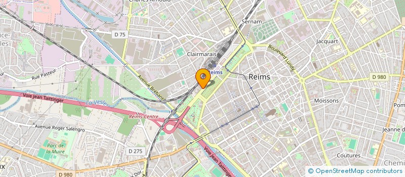 localisation de l'entreprise INTER AMA à REIMS