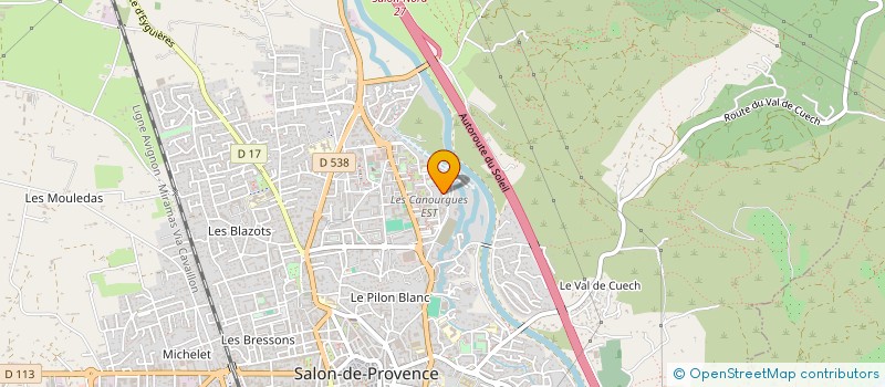 localisation de l'entreprise INTER AMENAGEMENT à SALON-DE-PROVENCE