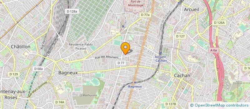localisation de l'entreprise INTER ASSISTANCE COGES à BAGNEUX