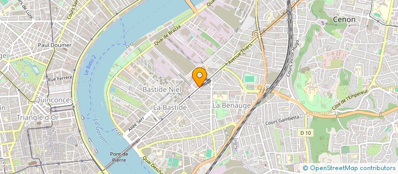 localisation de l'entreprise INTER ASSOCIATIONS  BORDEAUX