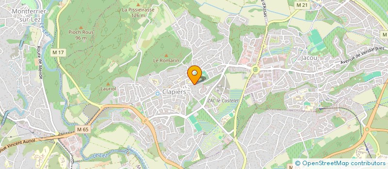localisation de l'entreprise INTER ASSURANCE à JACOU