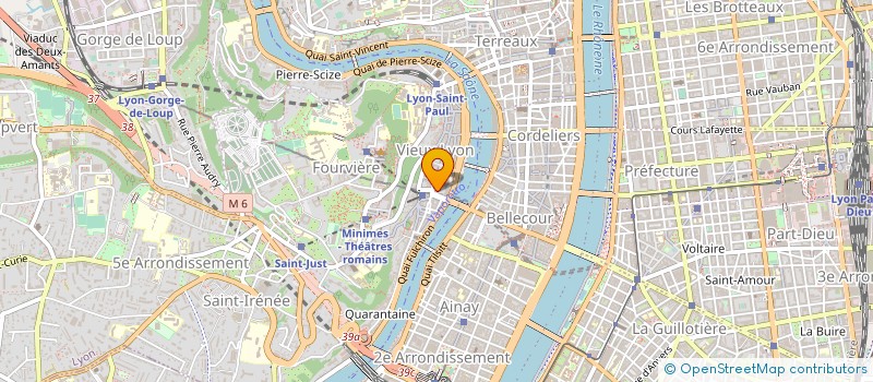 localisation de l'entreprise INTER AUMONERIES AIA à LYON