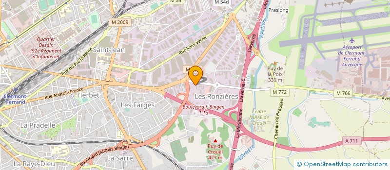 localisation de l'entreprise INTER AUTO 63  CLERMONT-FERRAND