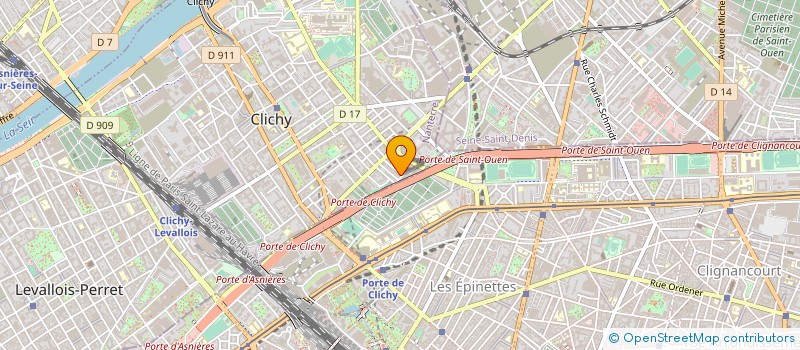 localisation de l'entreprise INTER AUTO DISCOUNT PLUS à CLICHY